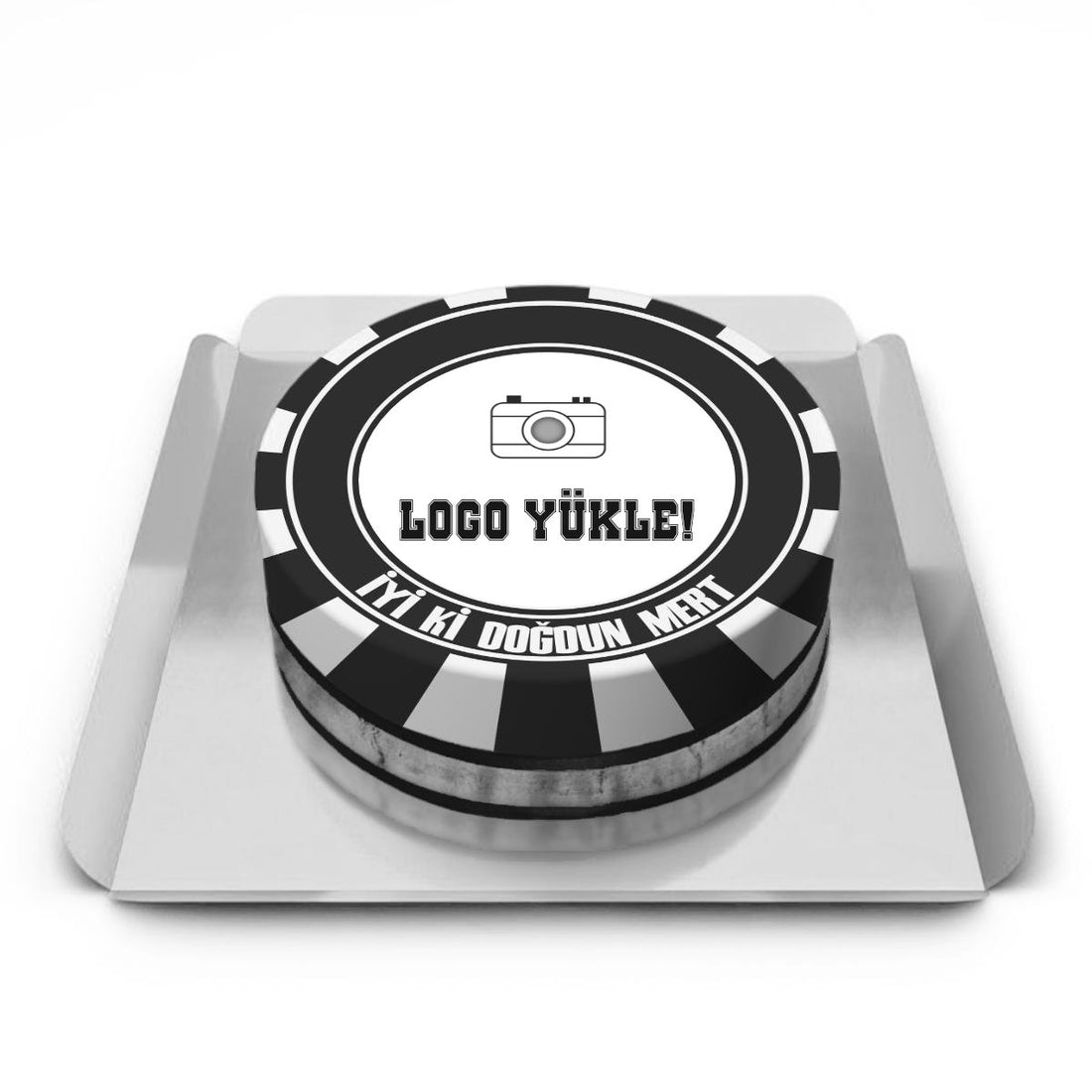 Beşiktaş Logolu Pasta