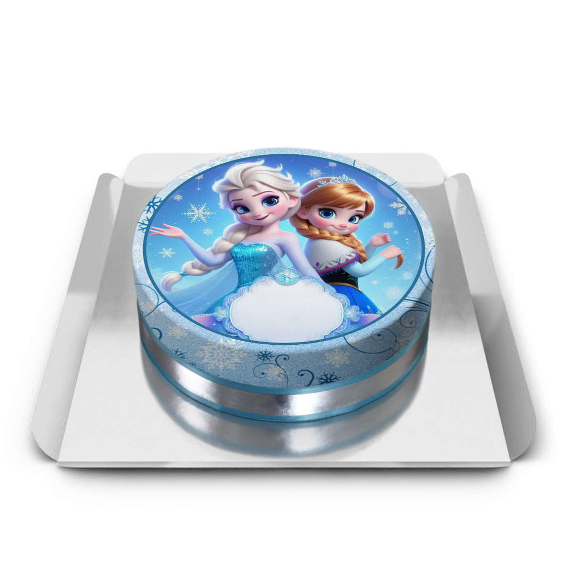 Elsa Ve Anna Tasarım Pasta