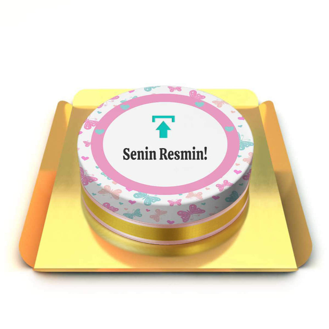 Kişiye Özel Senin Resimli Pastan