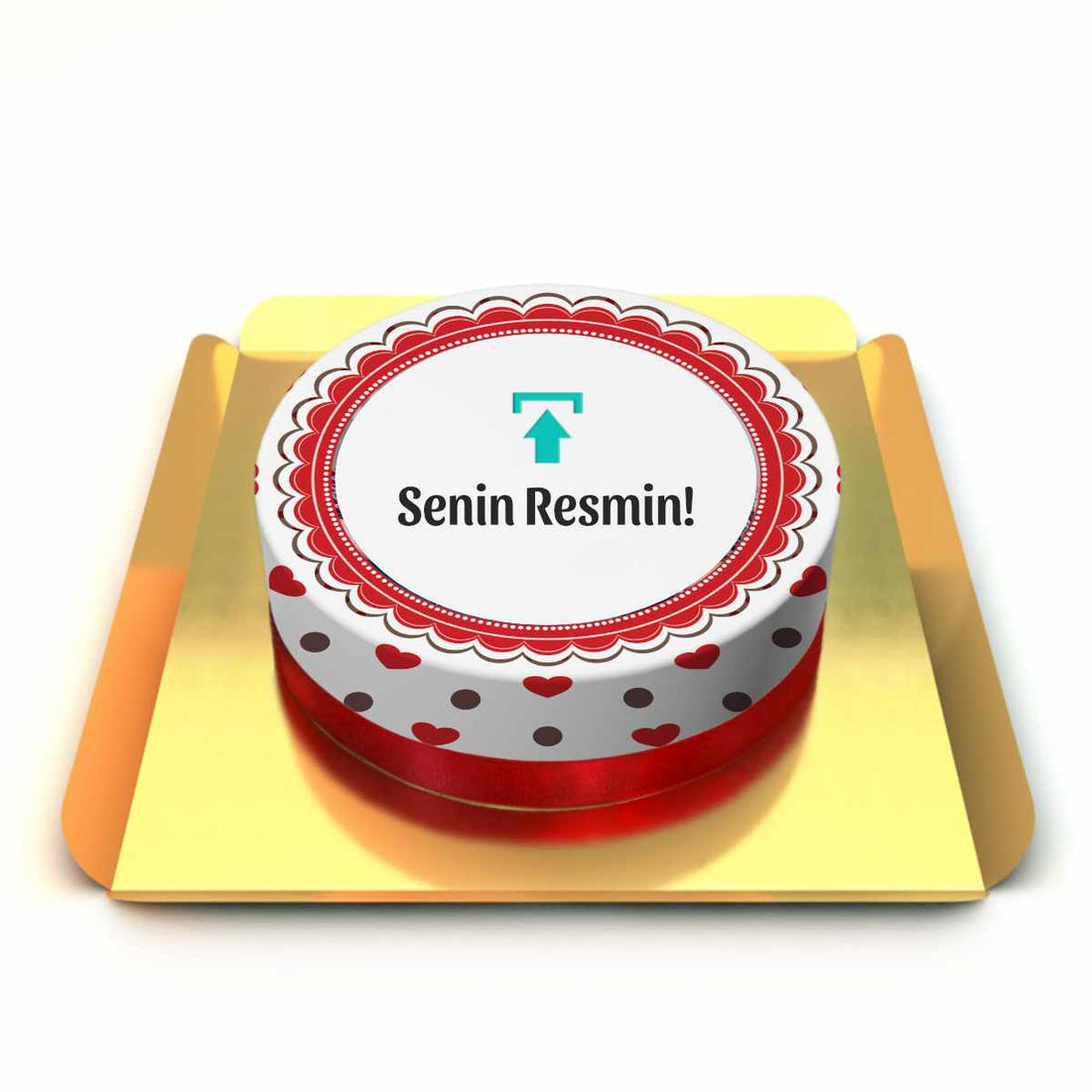 Kişiye Özel Resimli Tasarım Pasta