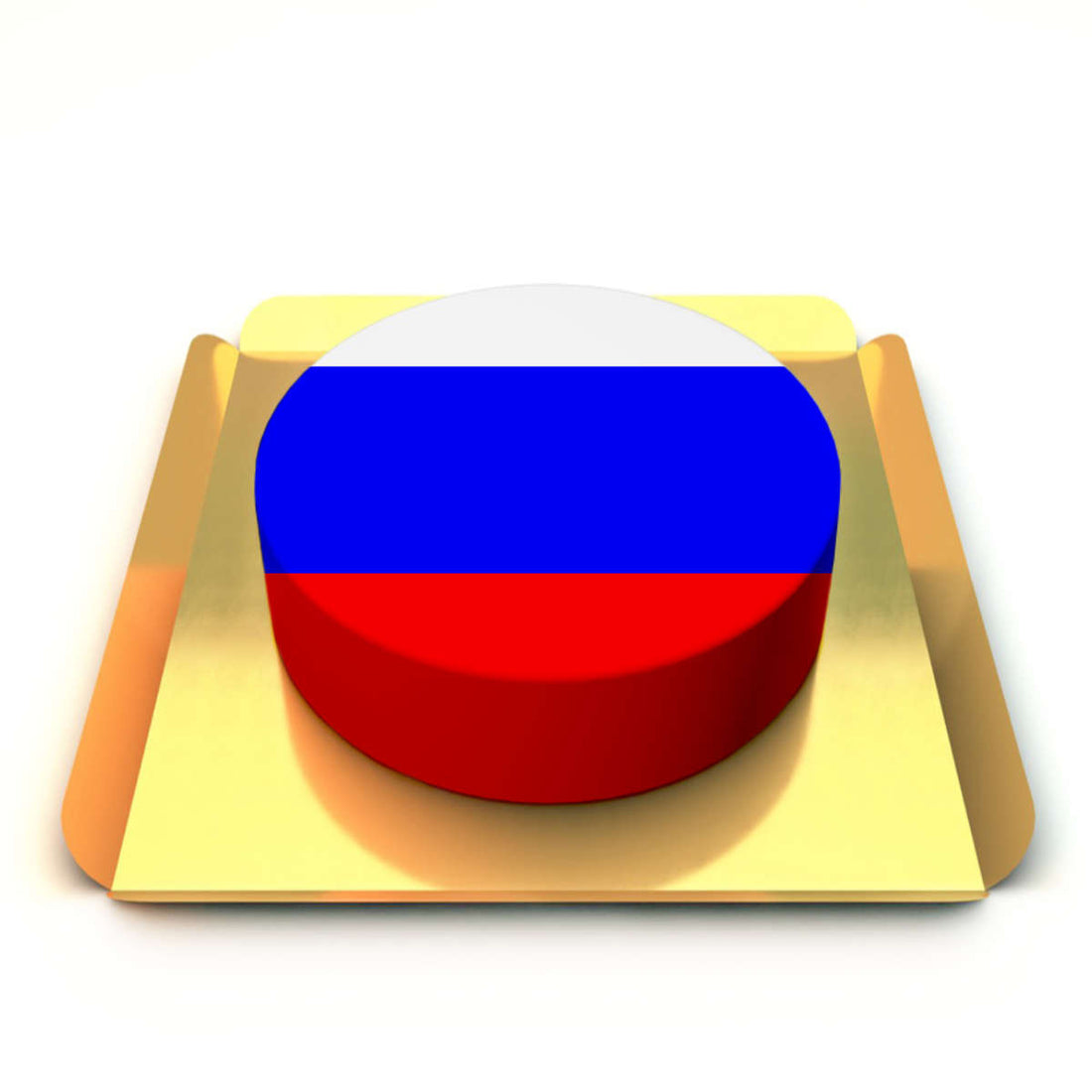 Rusya Bayrağı Kutlama Pastası