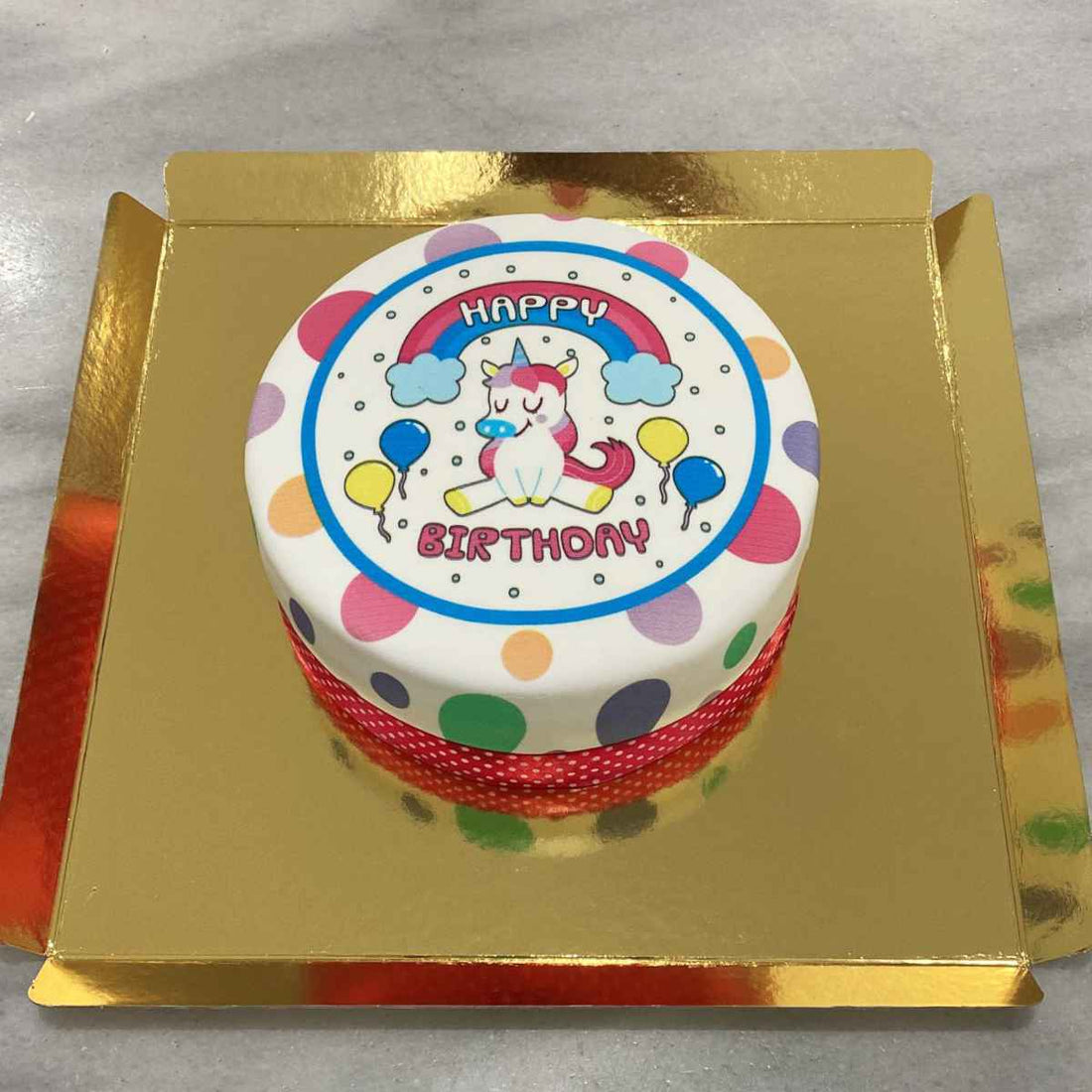 Unicorn Doğum Günü Pastası