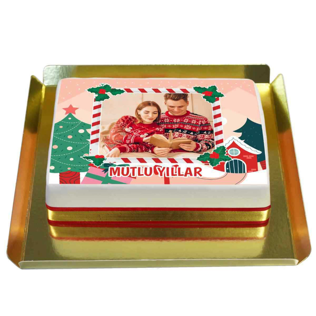 Yılbaşı Tasarım Pasta