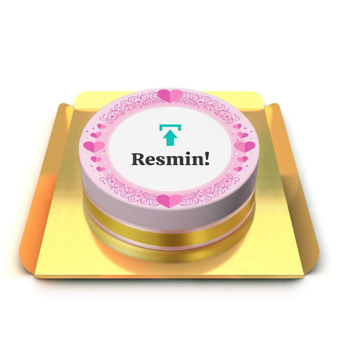 Kişiye Özel Resimli Tasarım Pasta