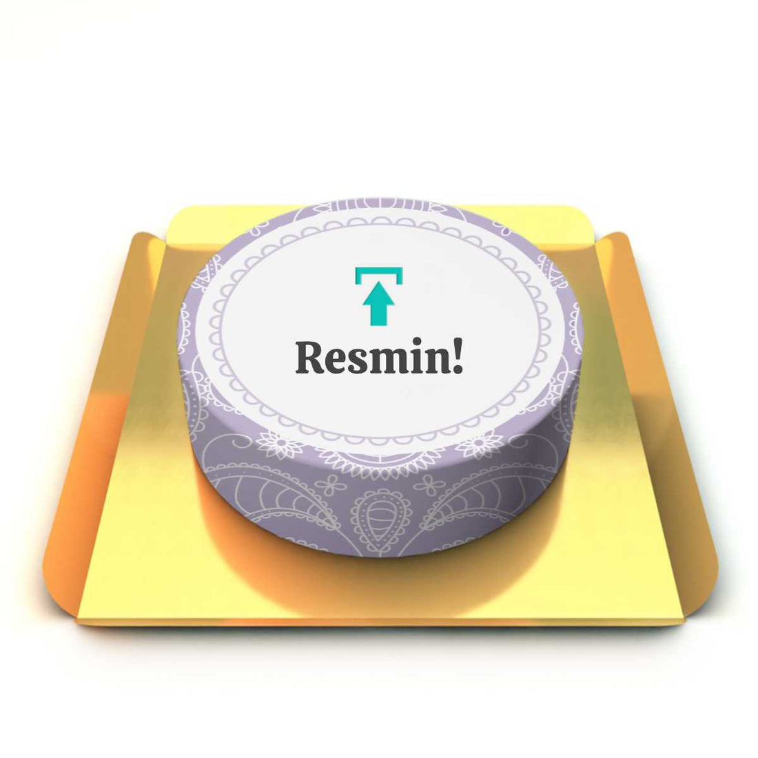 Mandala Desenli Resimli Pasta