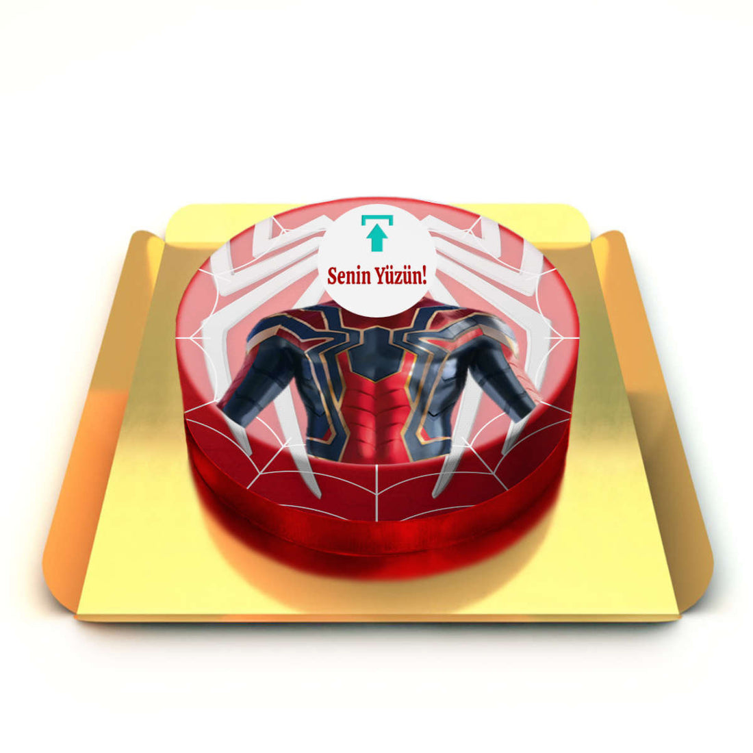 Örümcek Adam Face Pasta