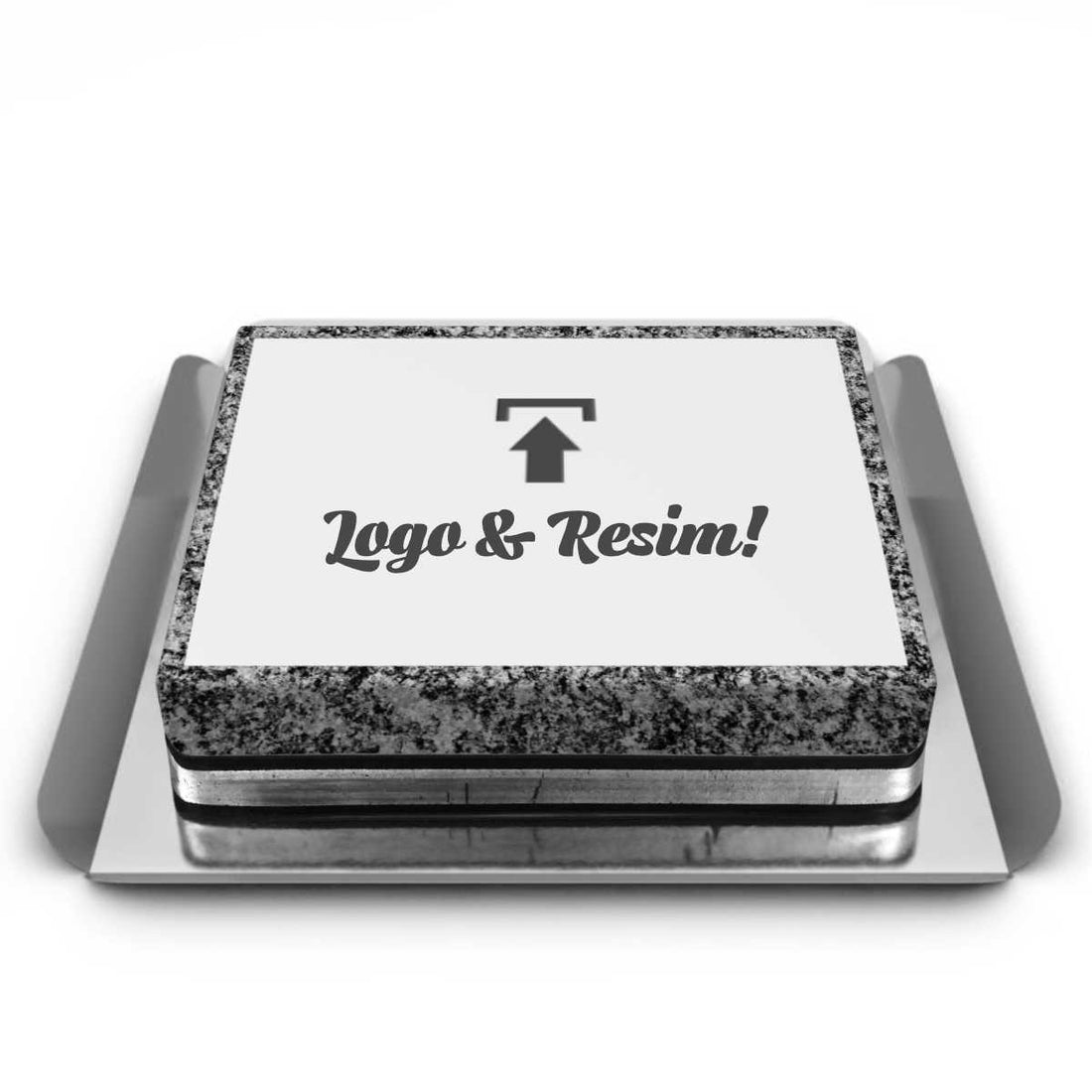 Siyah Renkli Resimli Pasta