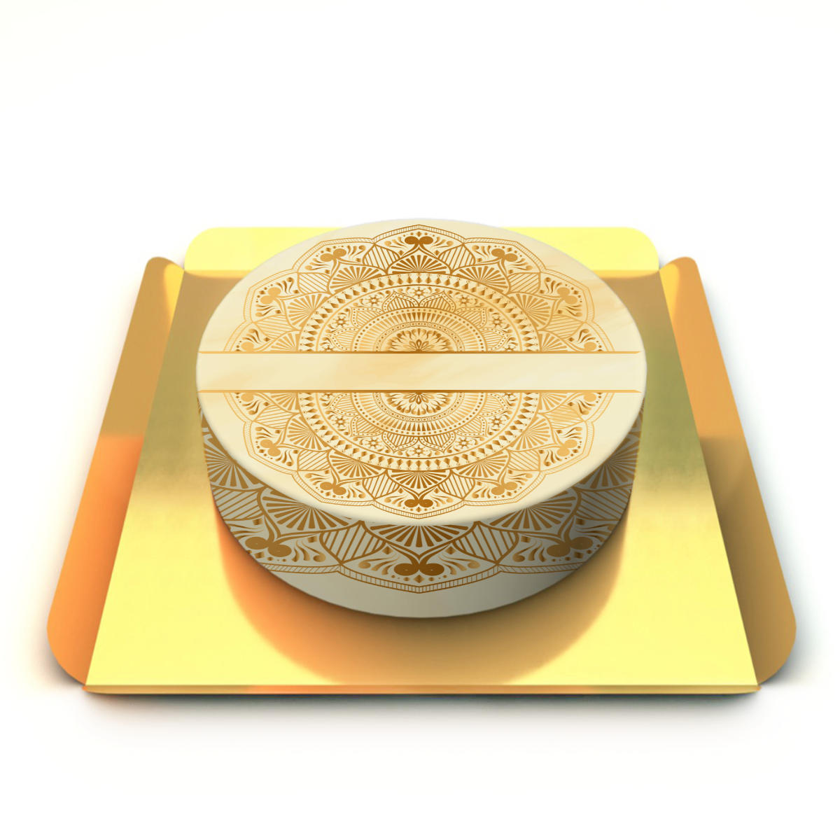 Mandala Desenli Pasta