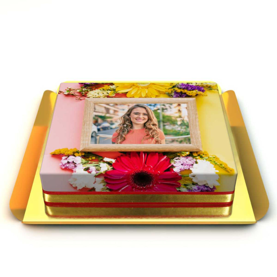 Dikdörtgen Resimli Pasta