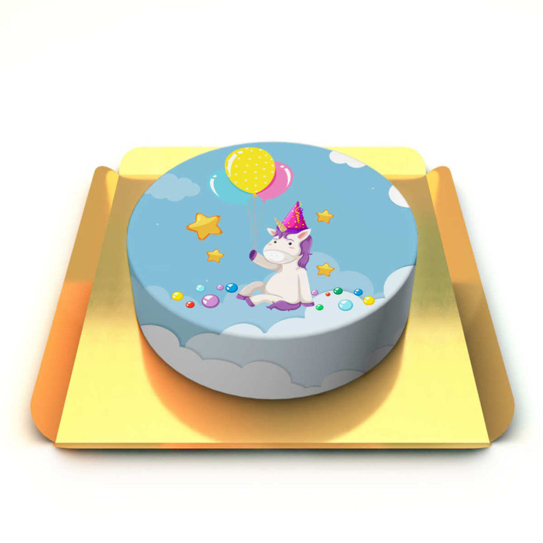 Unicorn Çocuk Doğum Günü Pastası