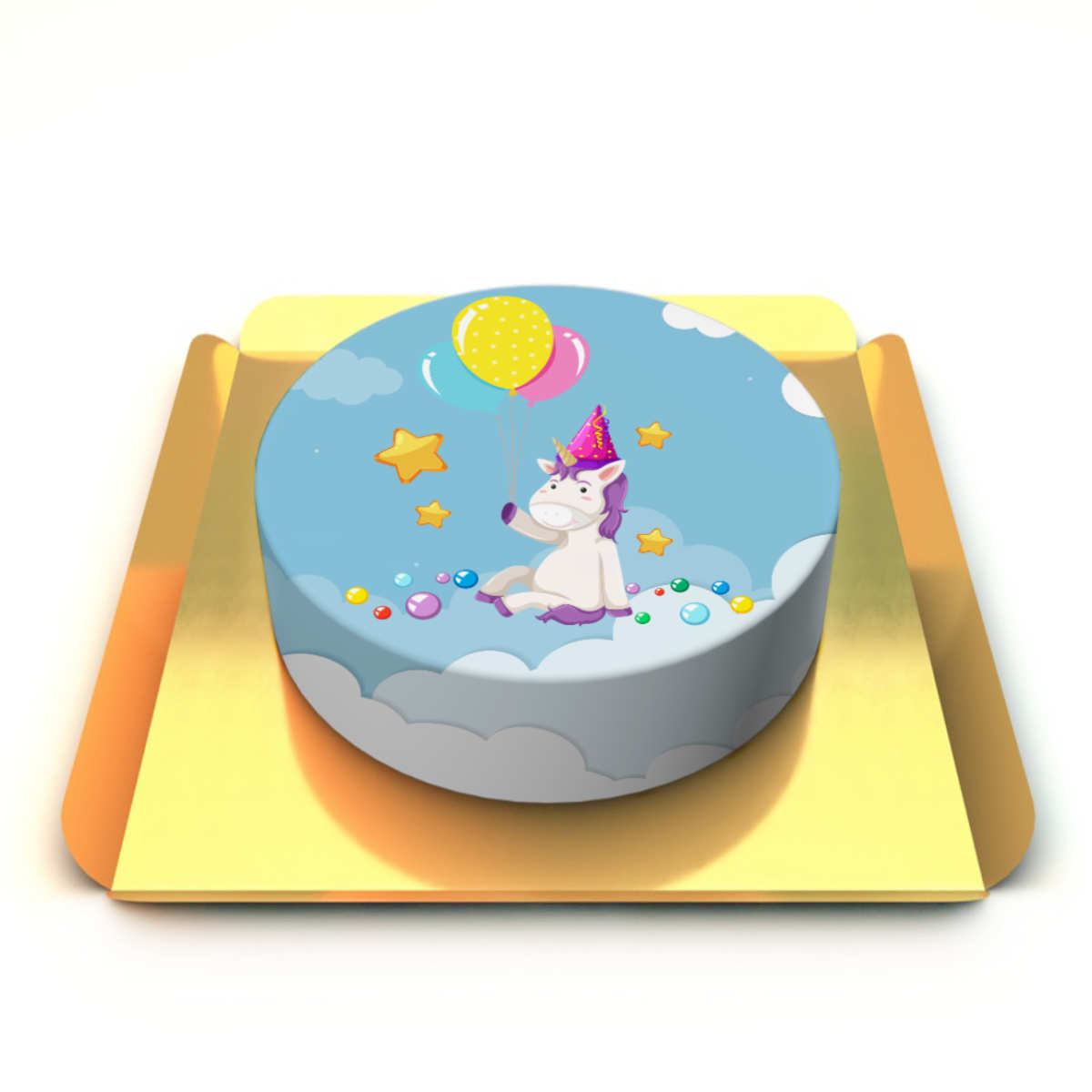 Unicorn Çocuk Doğum Günü Pastası