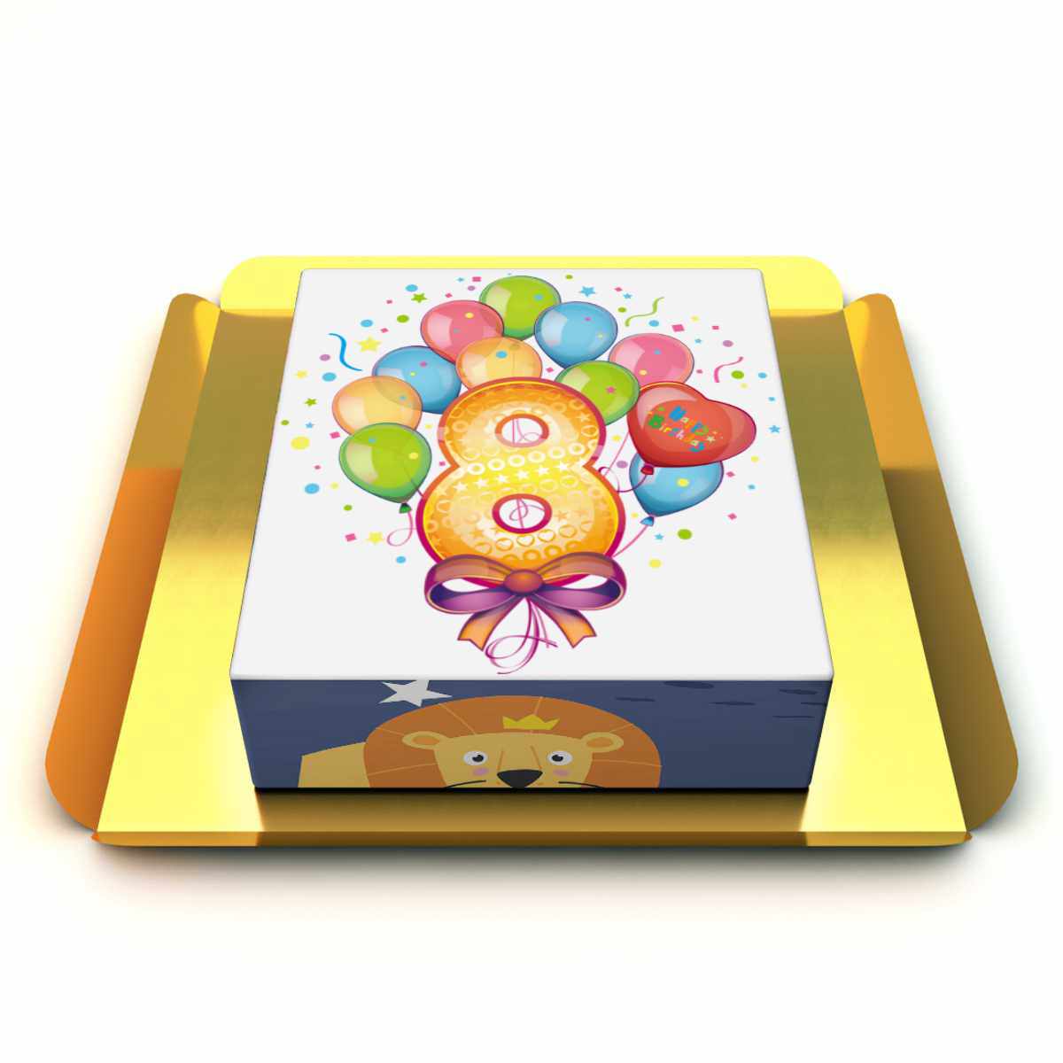 8 Yaş doğum günü pastası