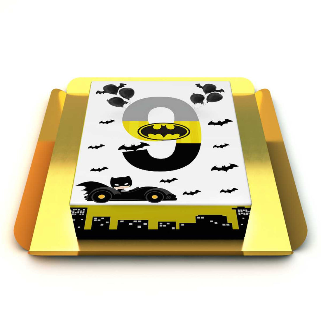 Batman 9 yaş erkek çocuk pastası