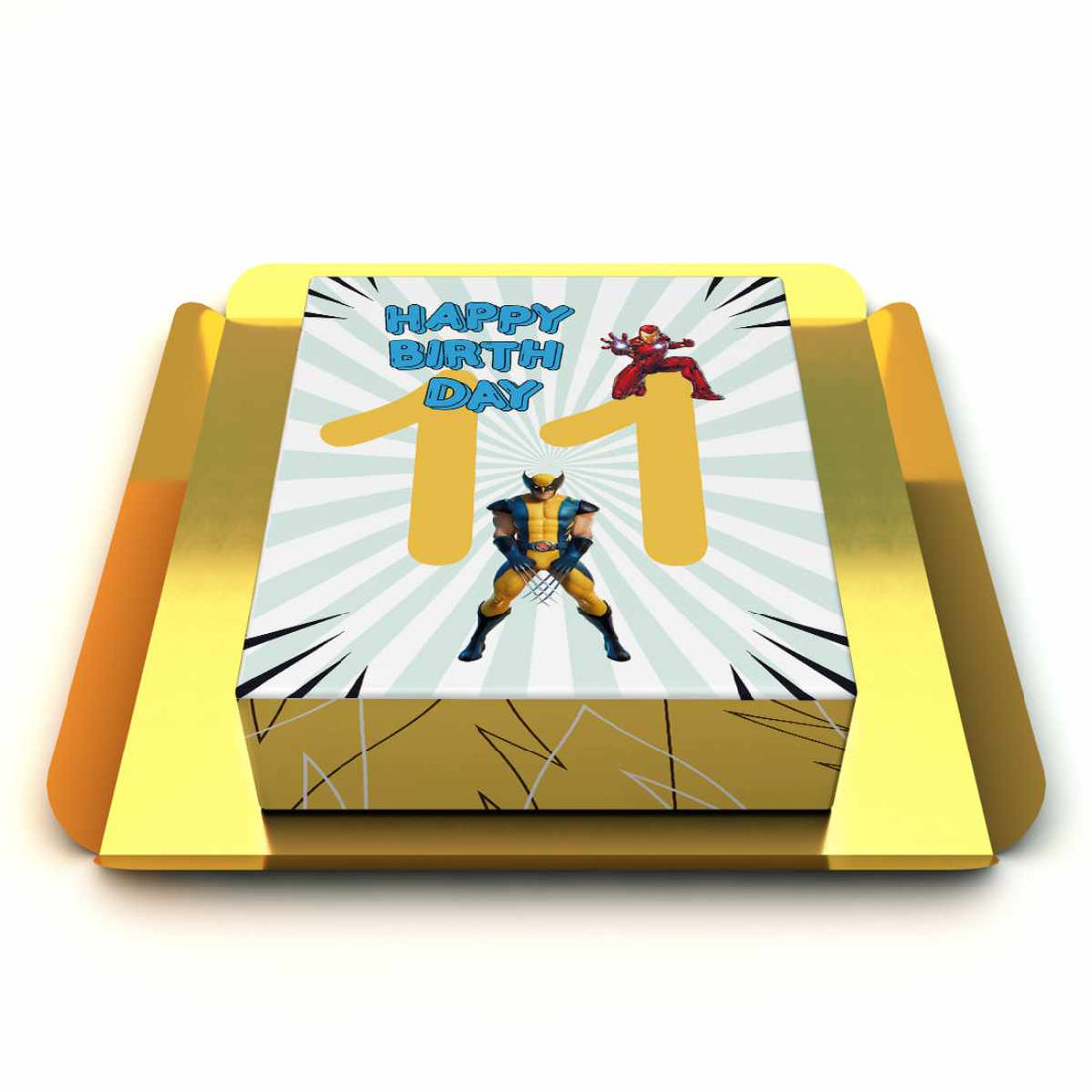 11 Yaş Rakamlı Wolverine Pastası