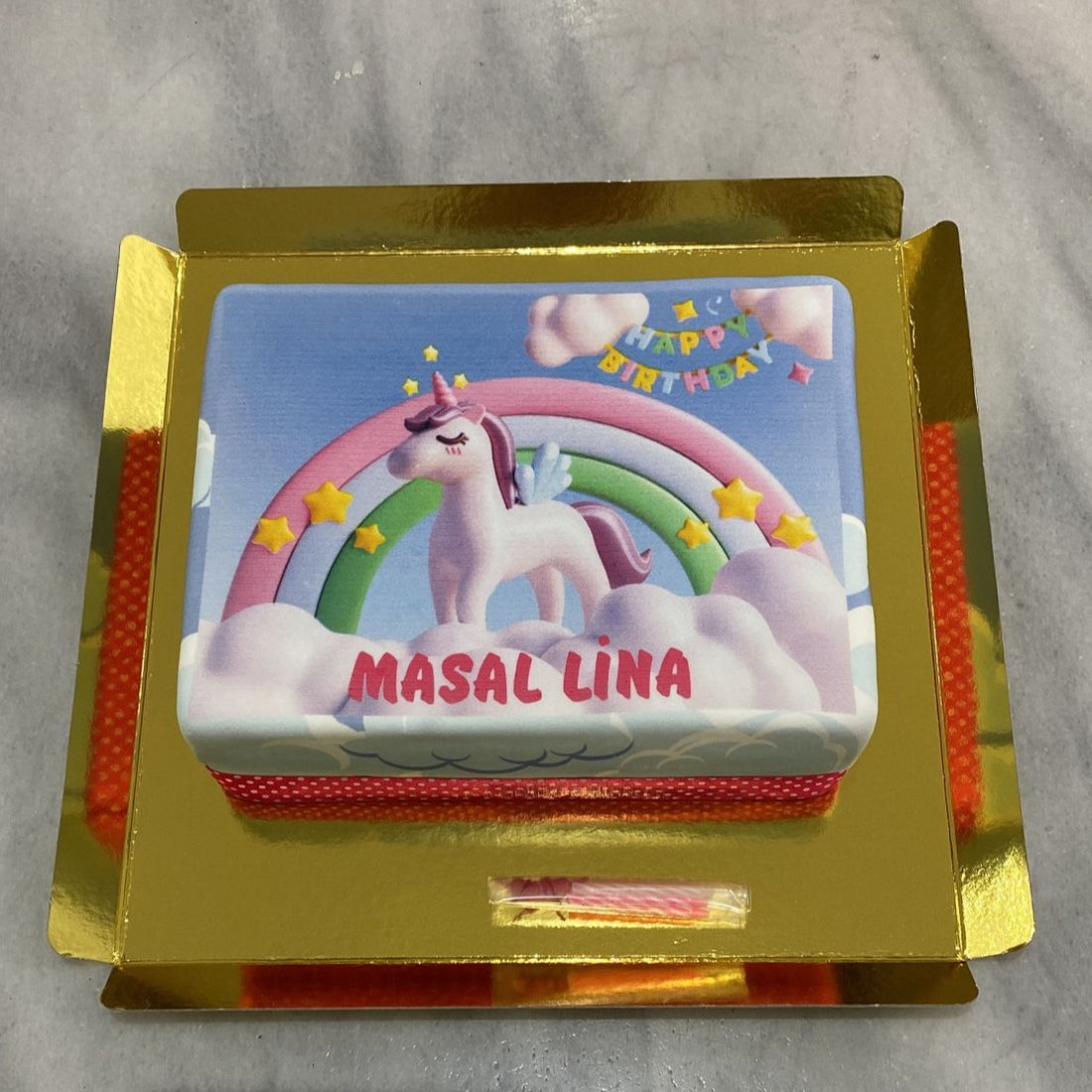 Unicorn Doğum Günü Pastası