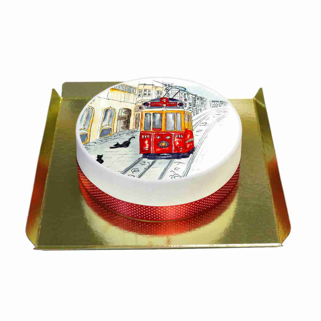 Tramvaylı Doğum Günü Pastası