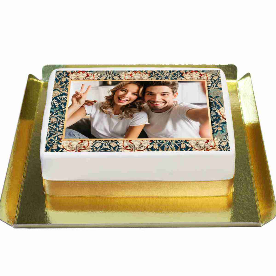 Otantik Çerçeve Resimli Pasta