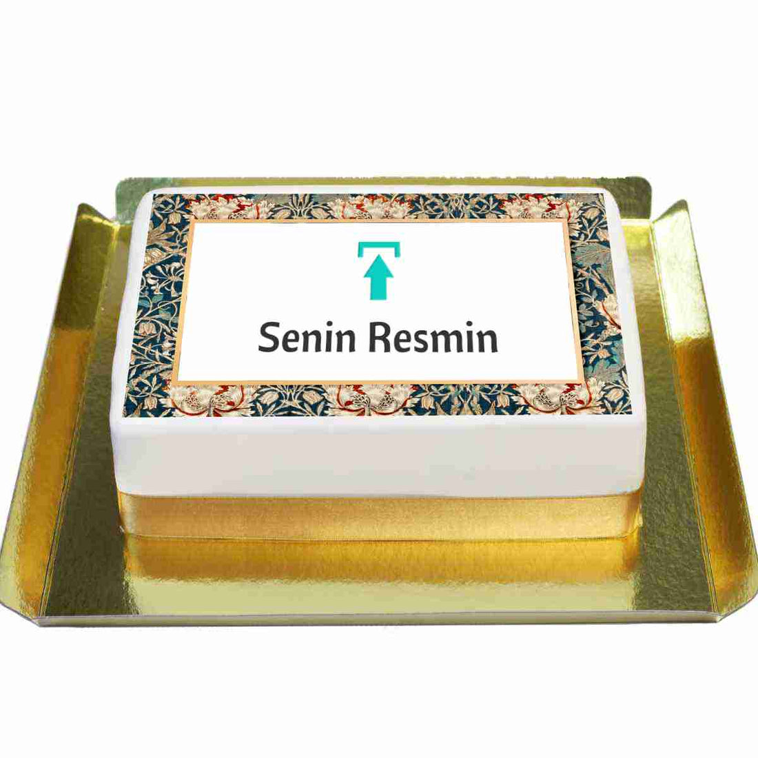 Otantik Çerçeve Resimli Pasta