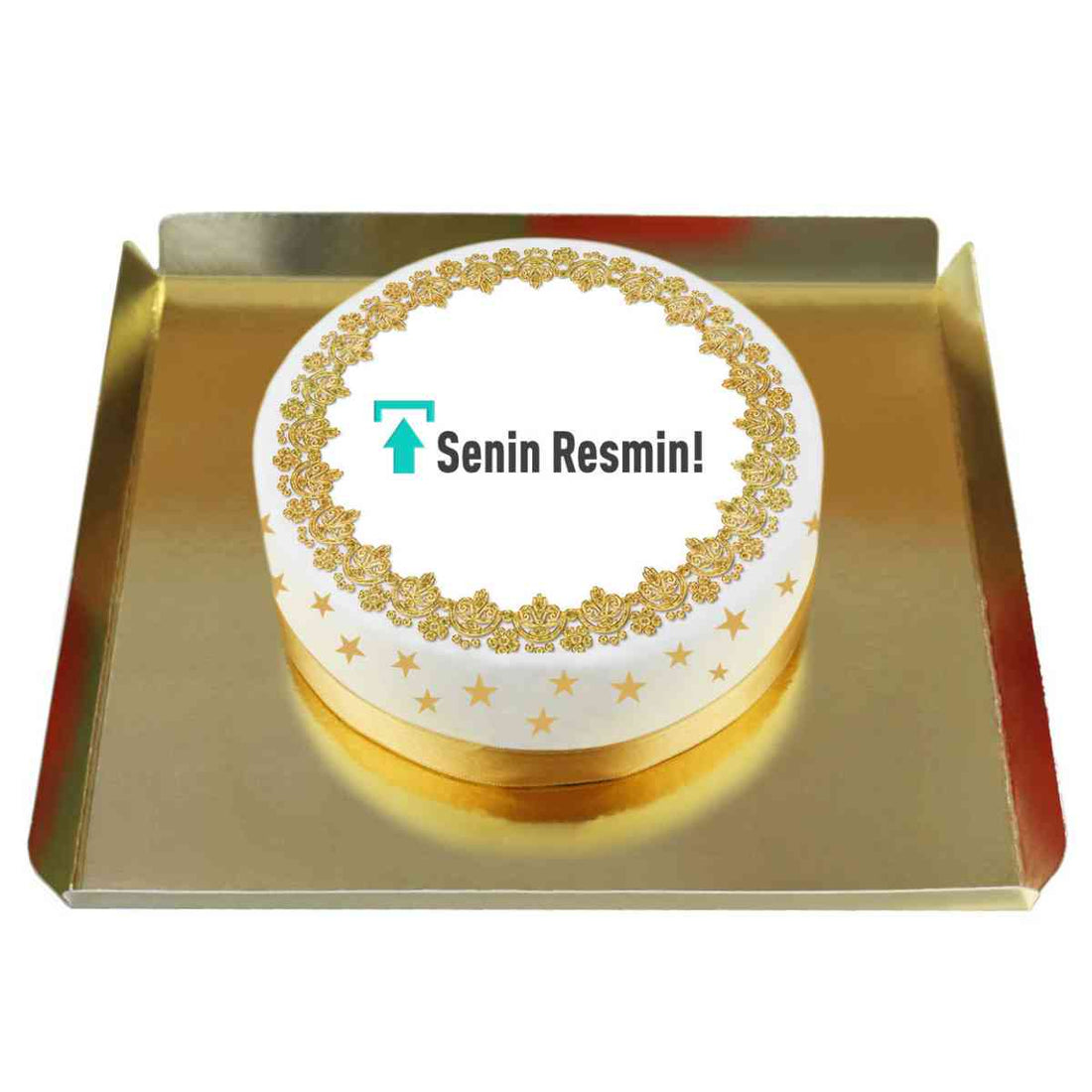 Kişiye Özel Resimli Senin Pastan