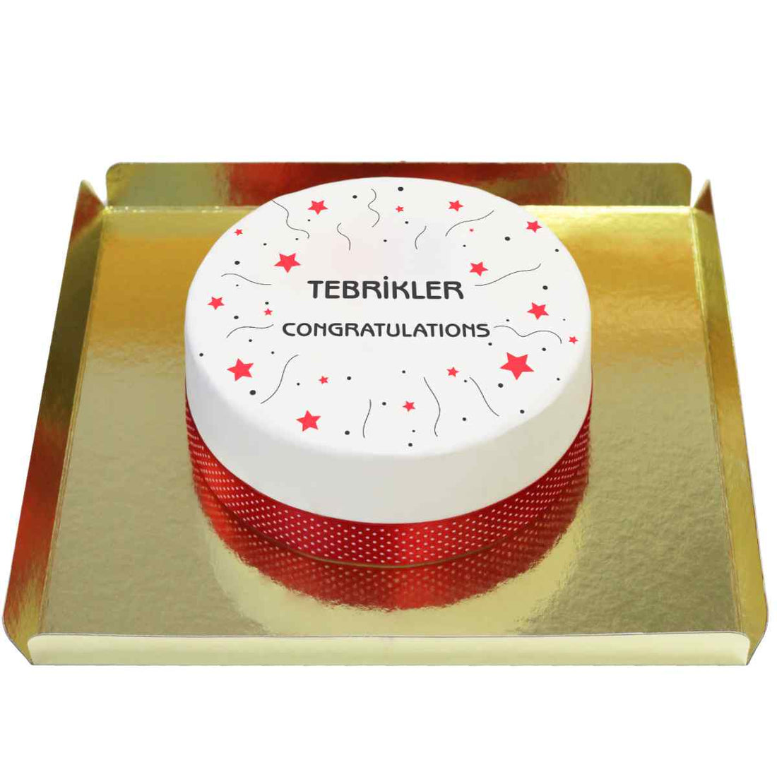 (Tebrikler) Congratulations Cake