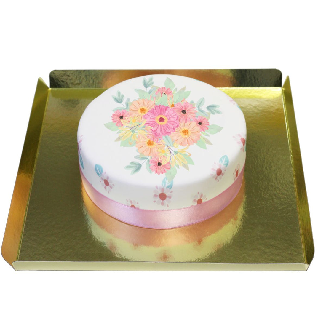 Renkli Papatyalar Pasta