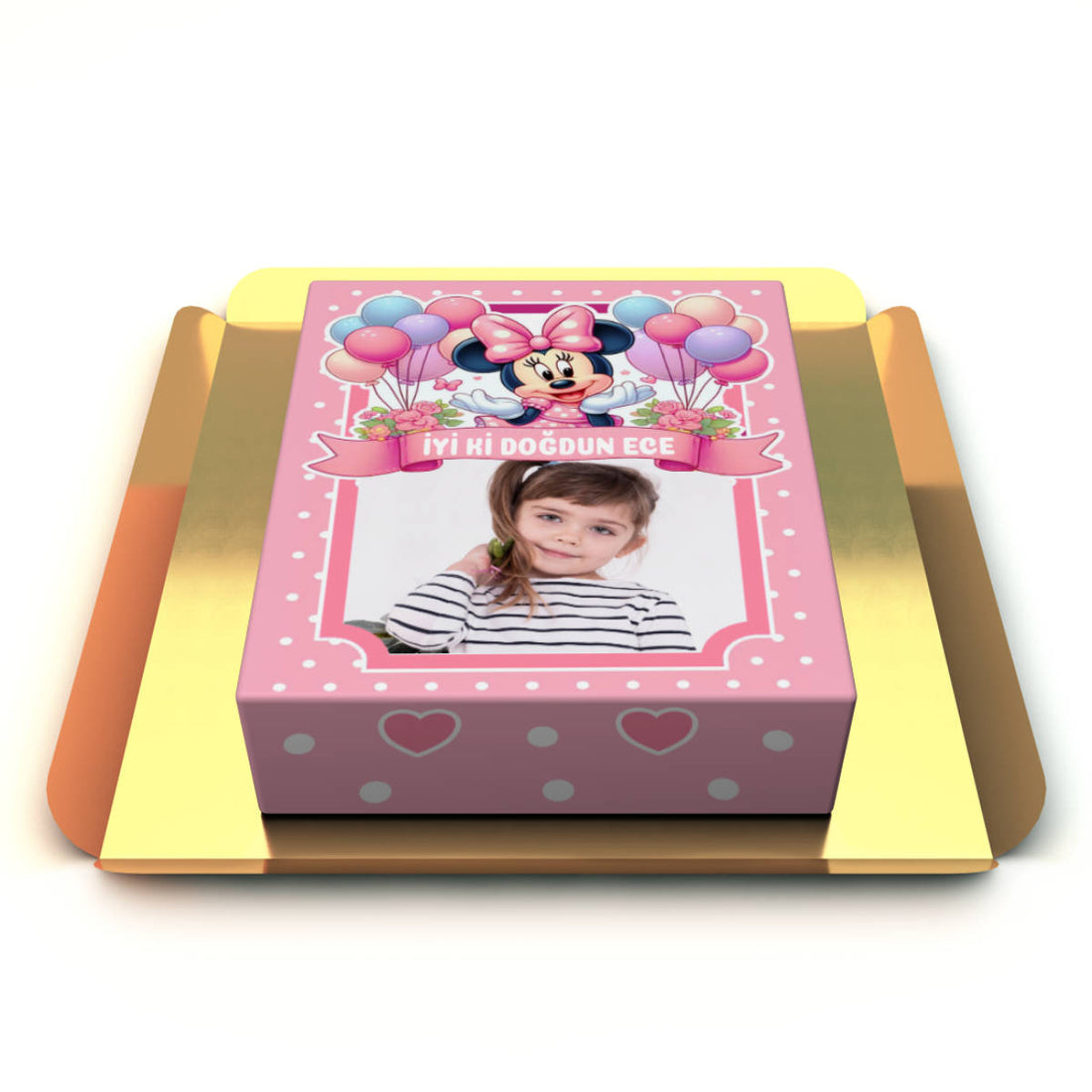 Minnie Mouse Resimli Pasta