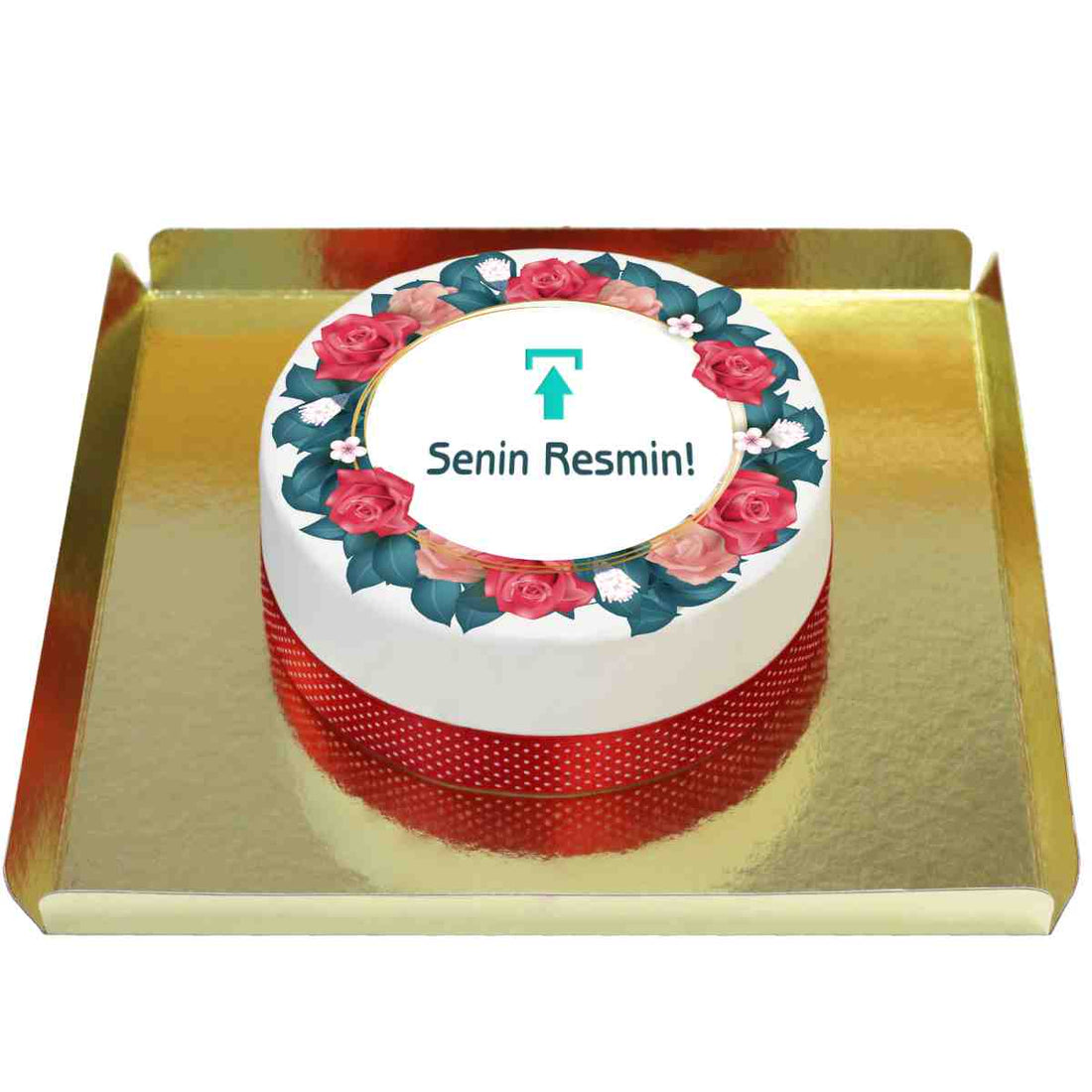 Resimli Tasarım Pasta