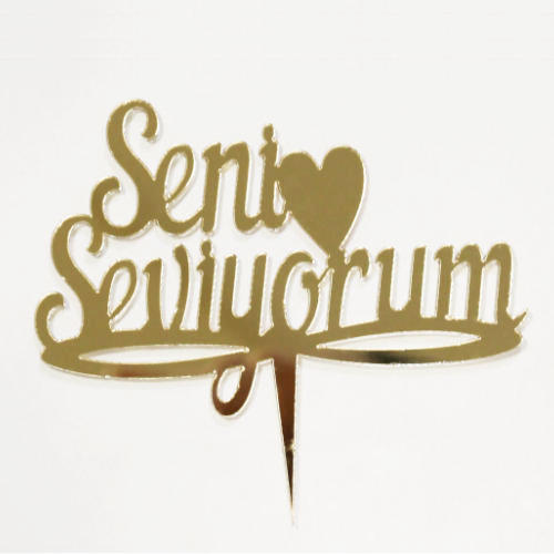 Seni Seviyorum Yazısı