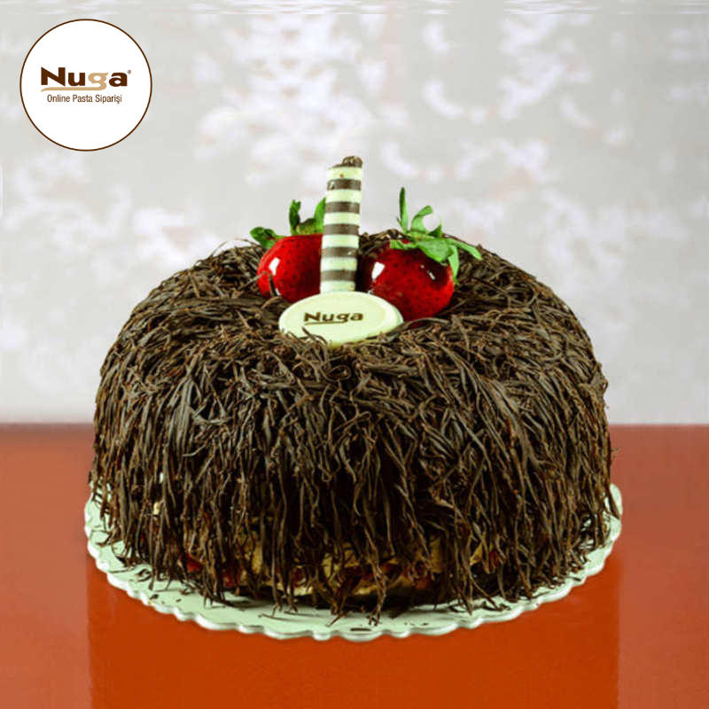 Brownie Çilek Pasta