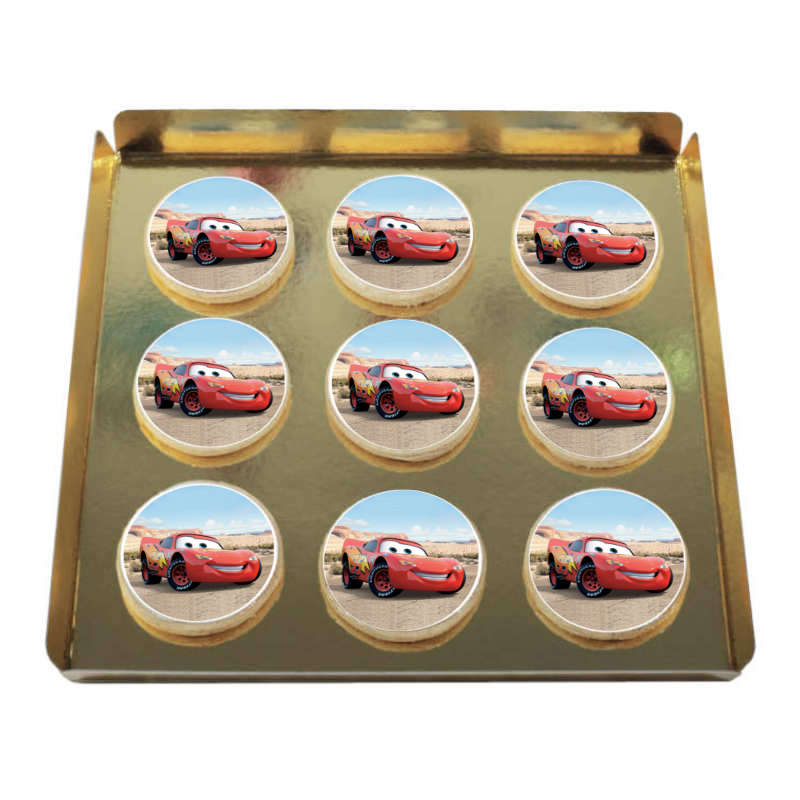 Şimşek Mcqueen Resimli Kurabiye