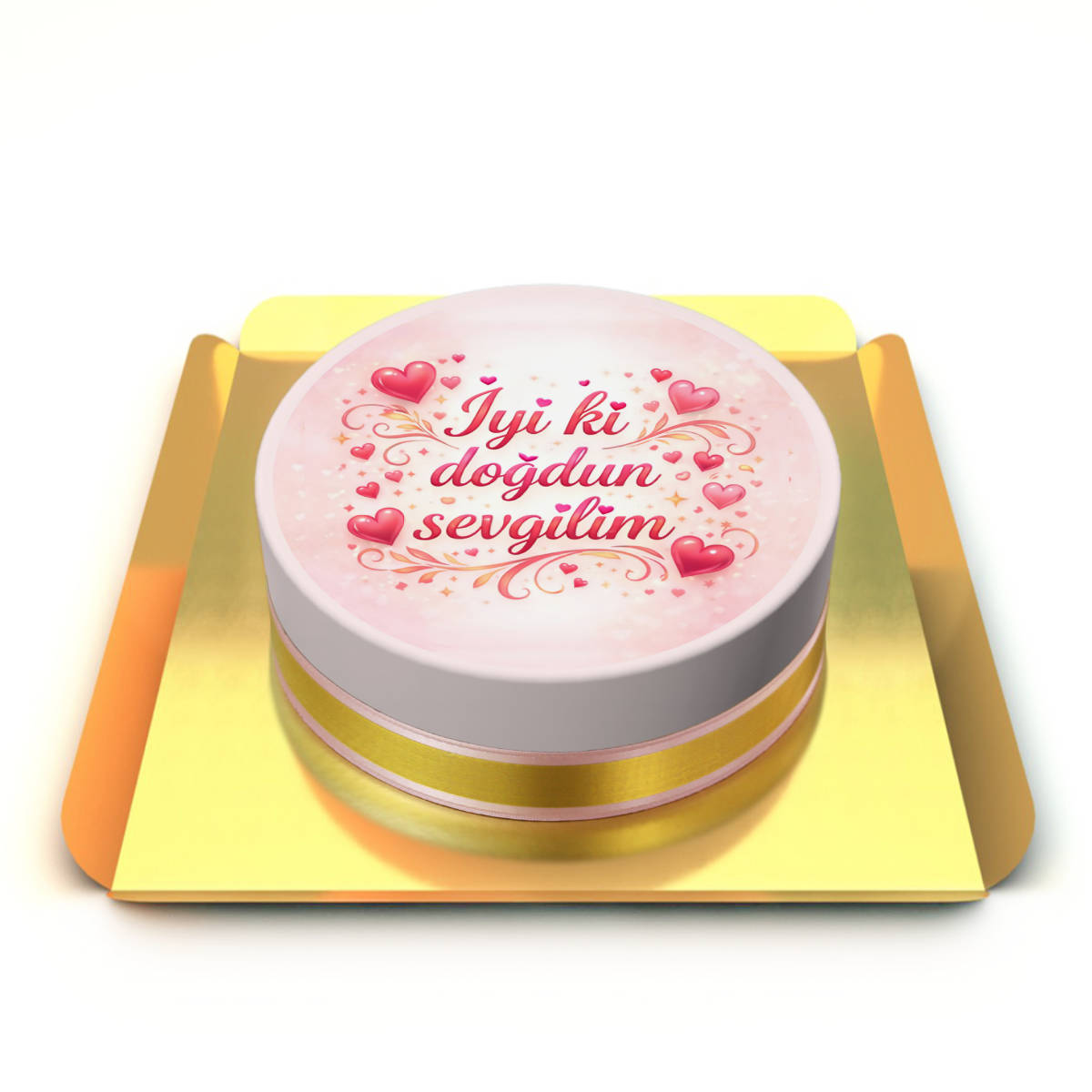 Sevgiliye Hediye Pasta