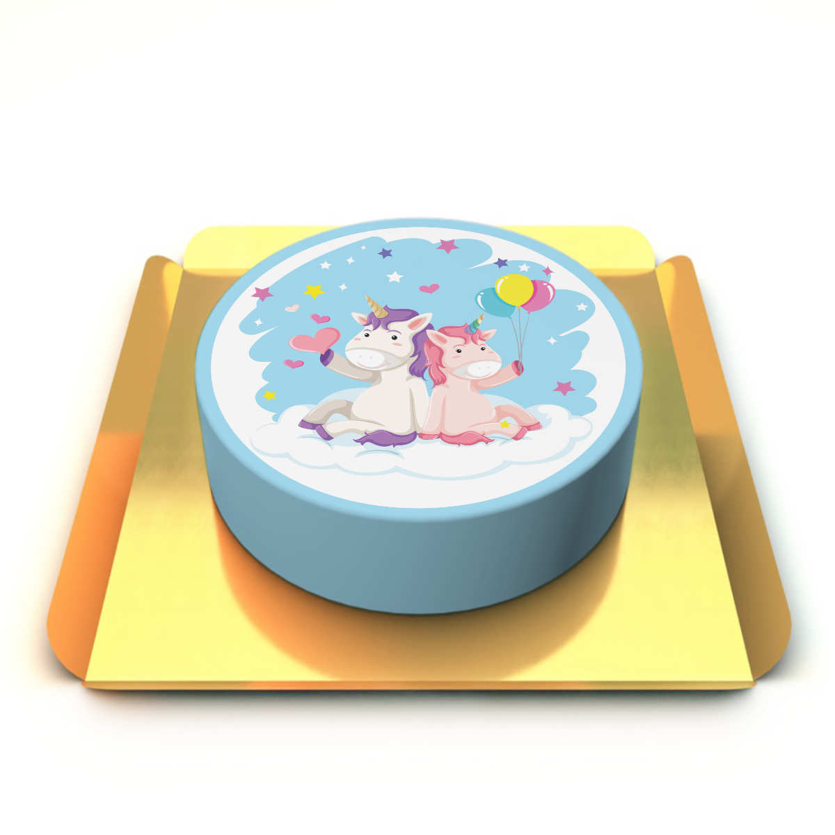 Unicorn Temalı Pasta