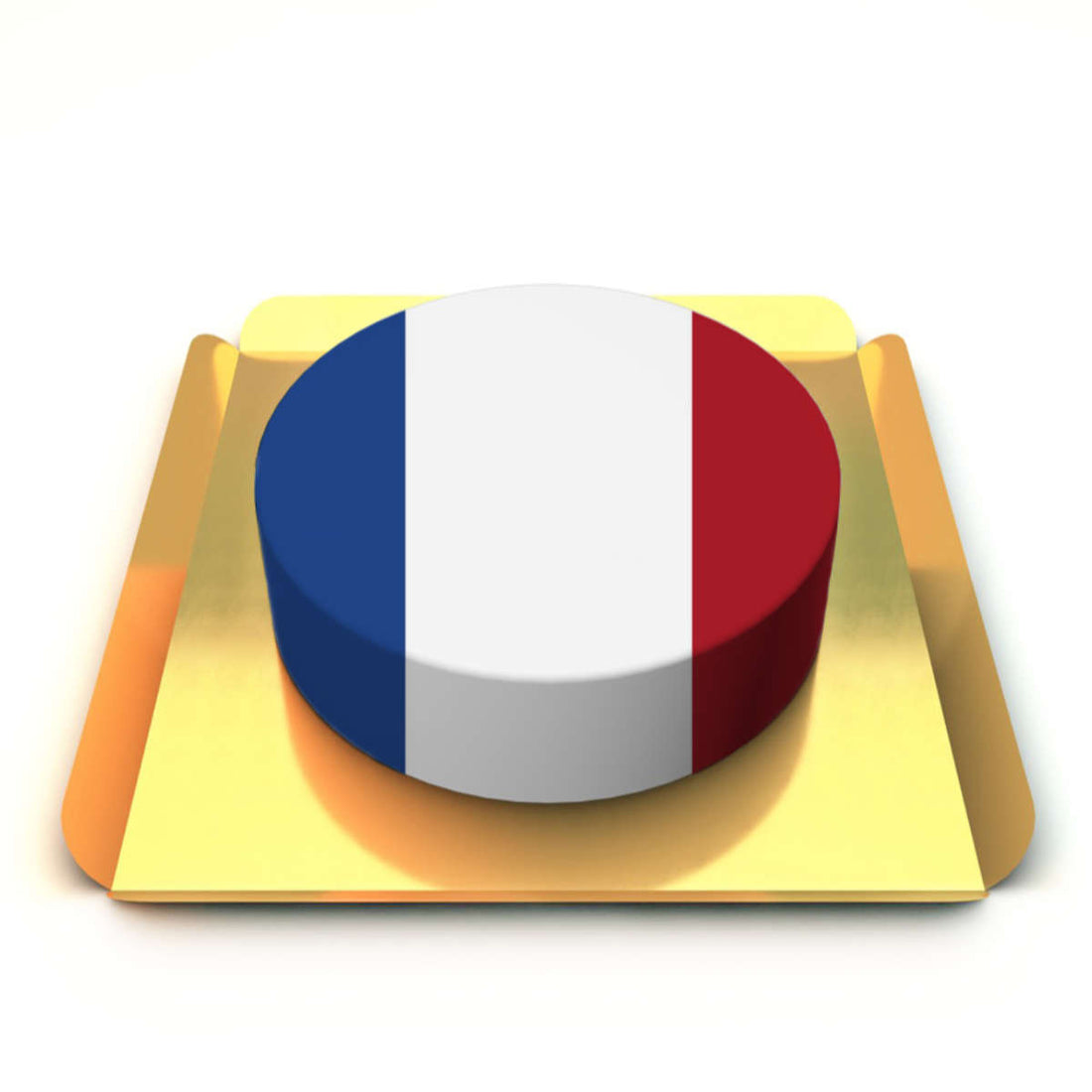 Fransa Bayrağı Kutlama Pastası