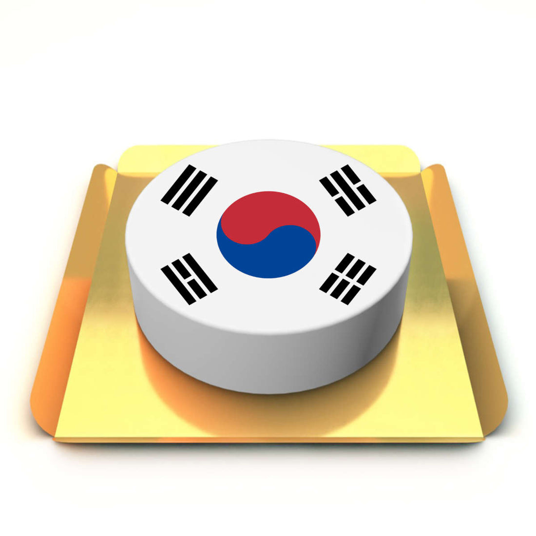 Güney Kore Bayrağı Kutlama Pastası
