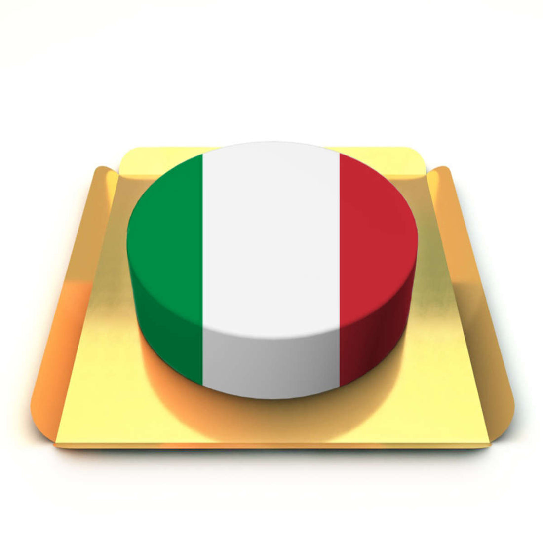İtalya Bayrağı Kutlama Pastası