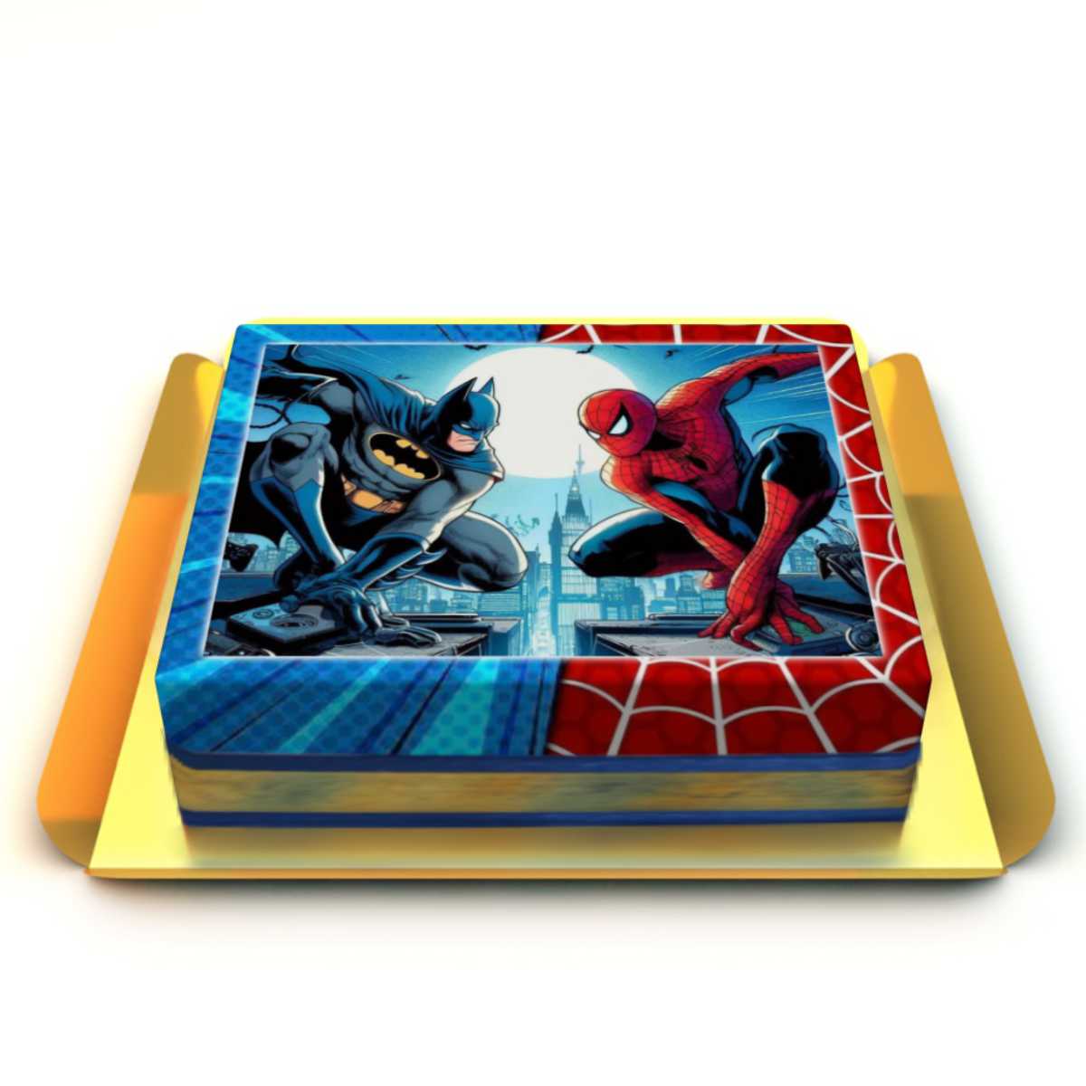 Spiderman ve Batman Pastası
