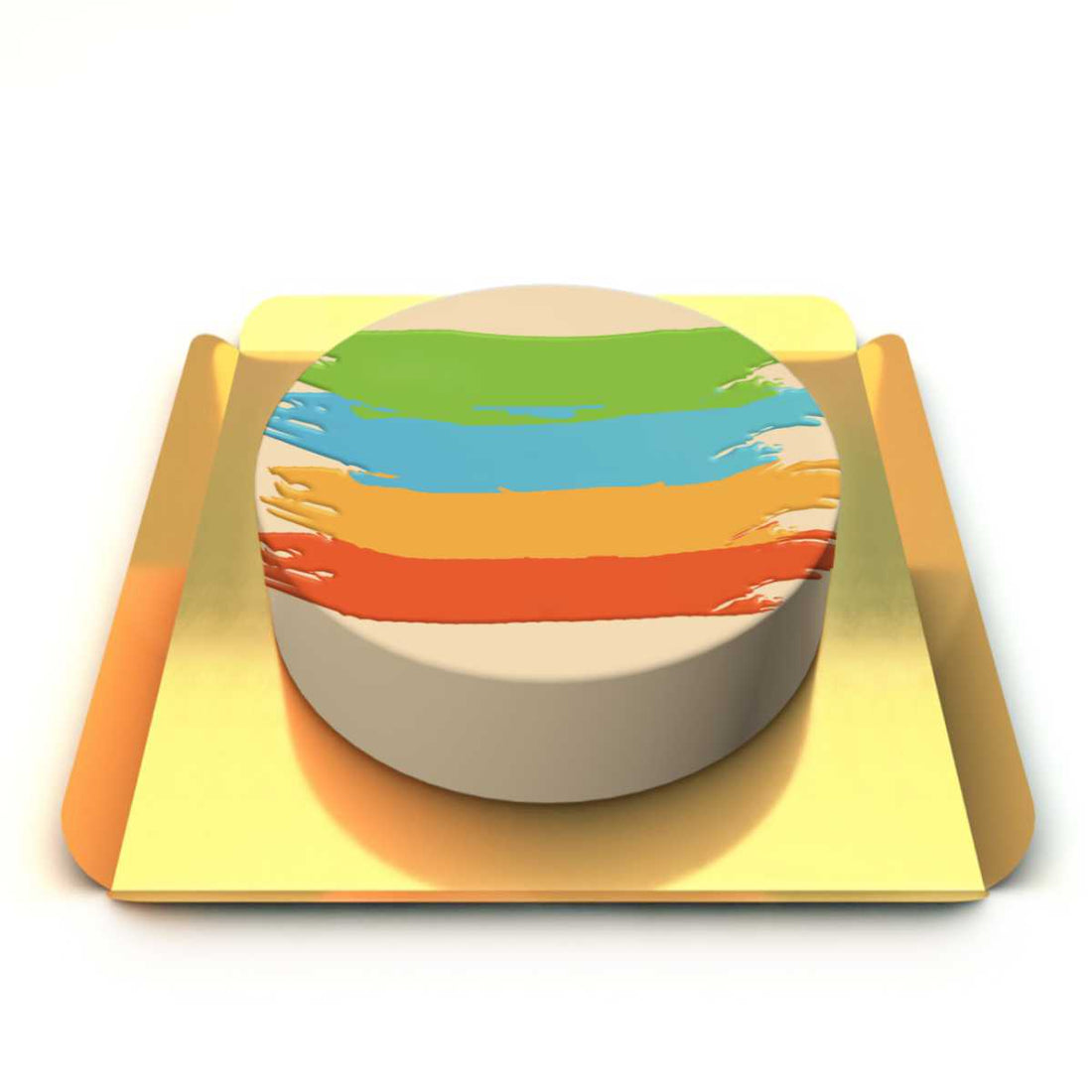 Renkli Yazılı Pasta