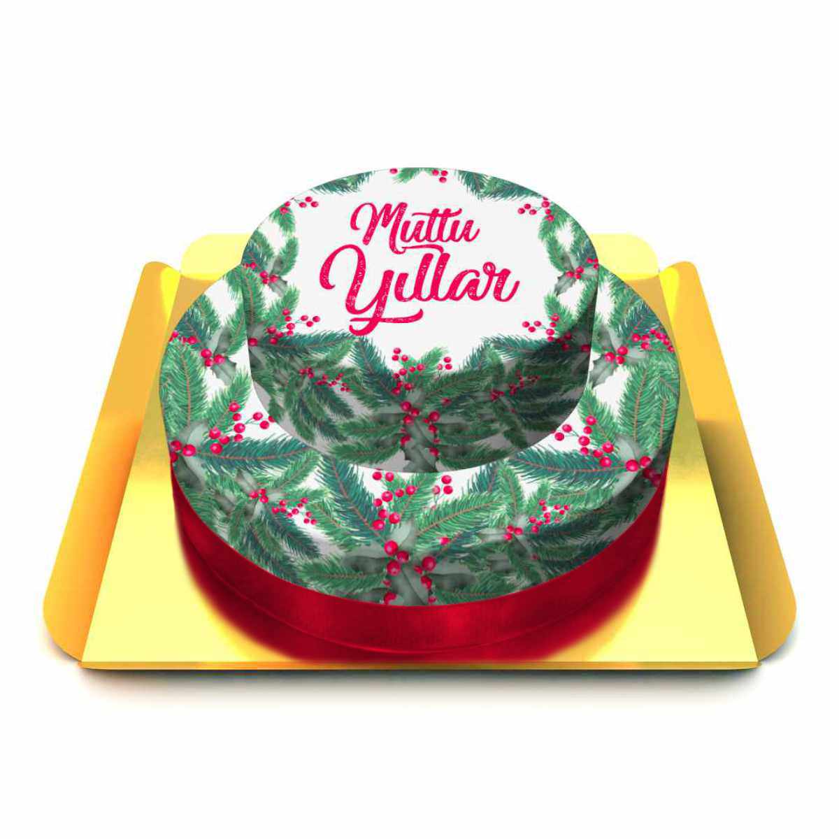 Katlı Yılbaşı Pastası