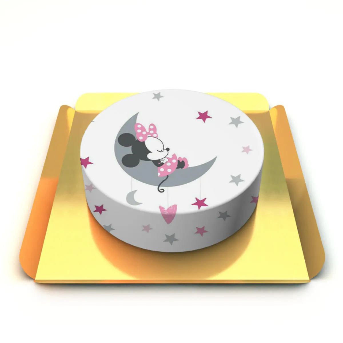 Minnie Mouse Kız Bebek Pasta