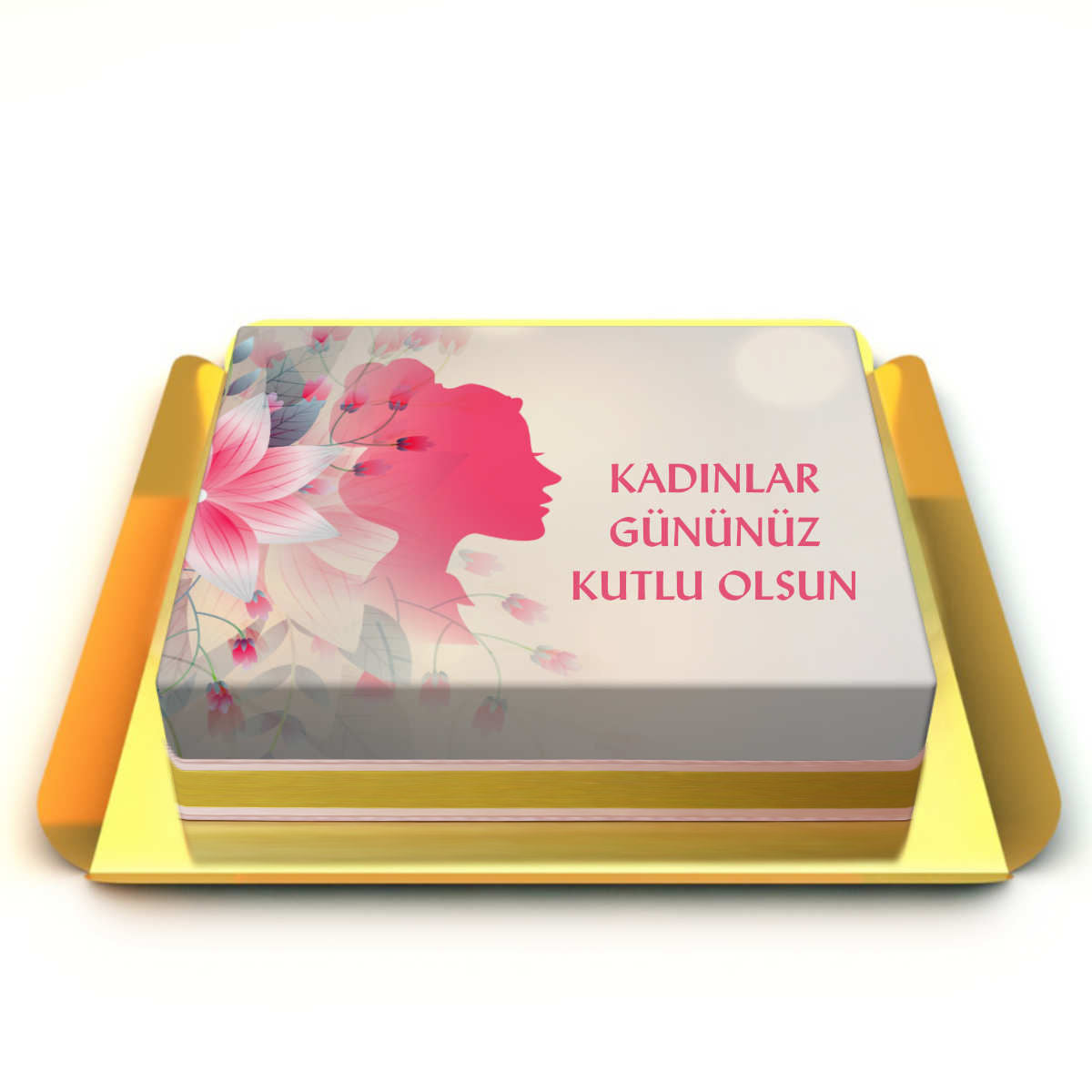 8 Mart kadınlar günü pastası