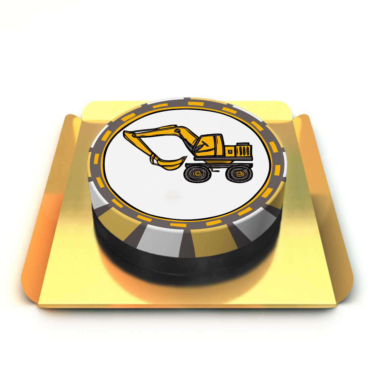 İş makinası pasta