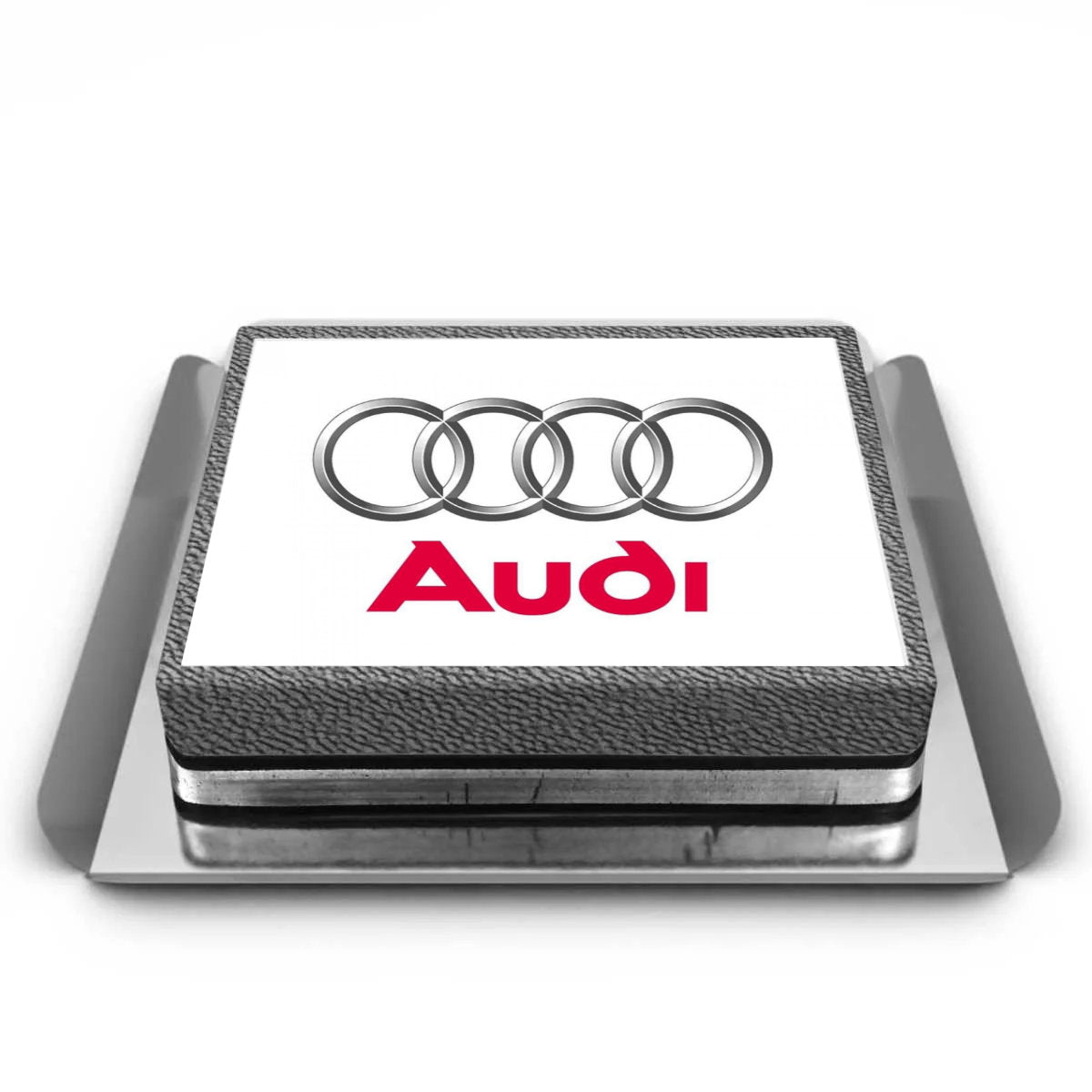 Gri Renkli Resimli Pasta