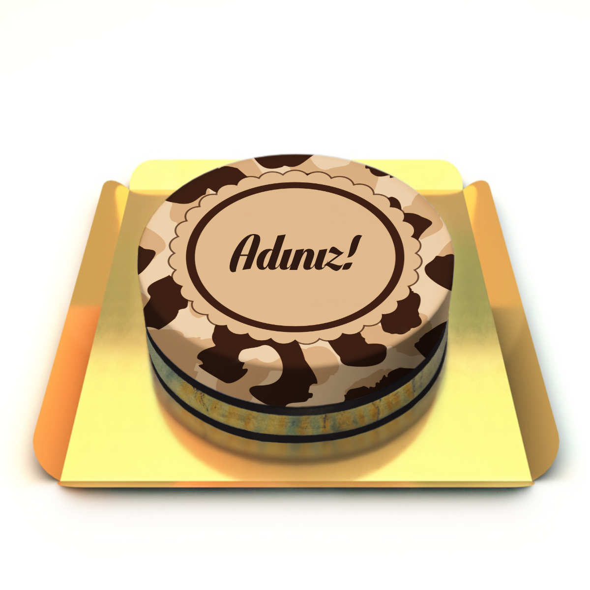 İsimli Leopar Pasta