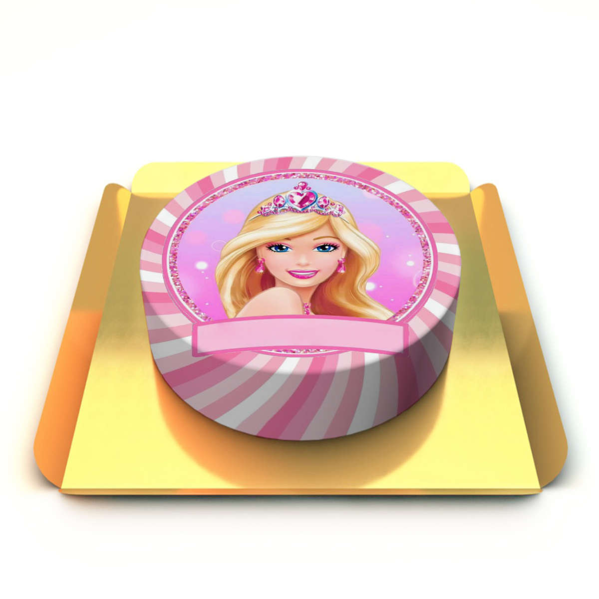 Barbie resimli pasta