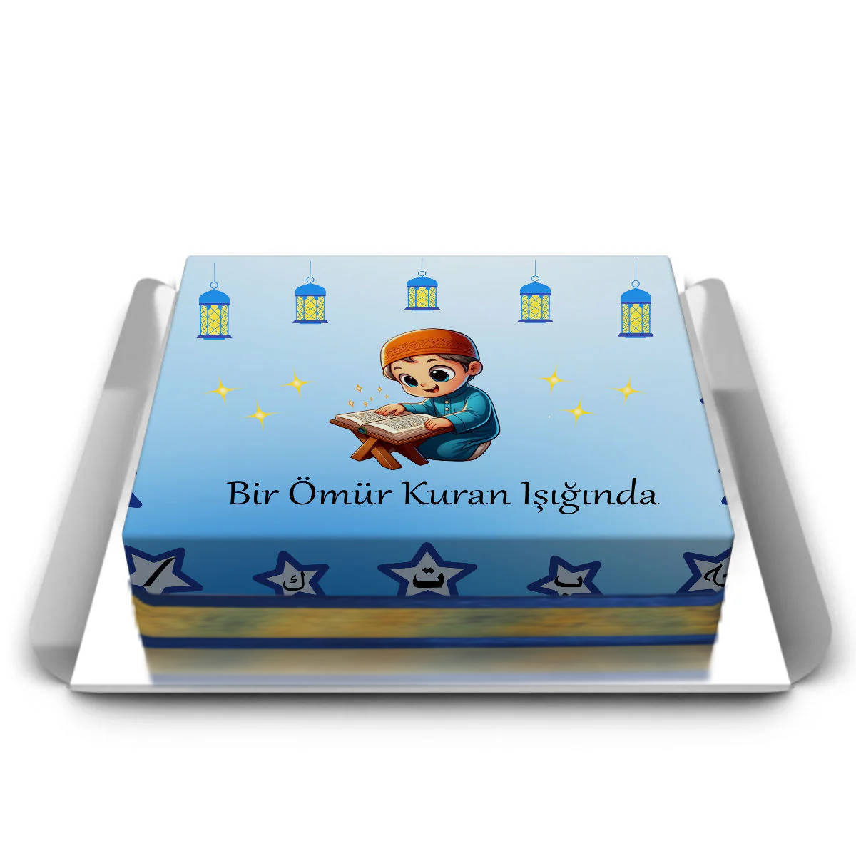 Kuran Temalı Erkek Çocuk Pasta