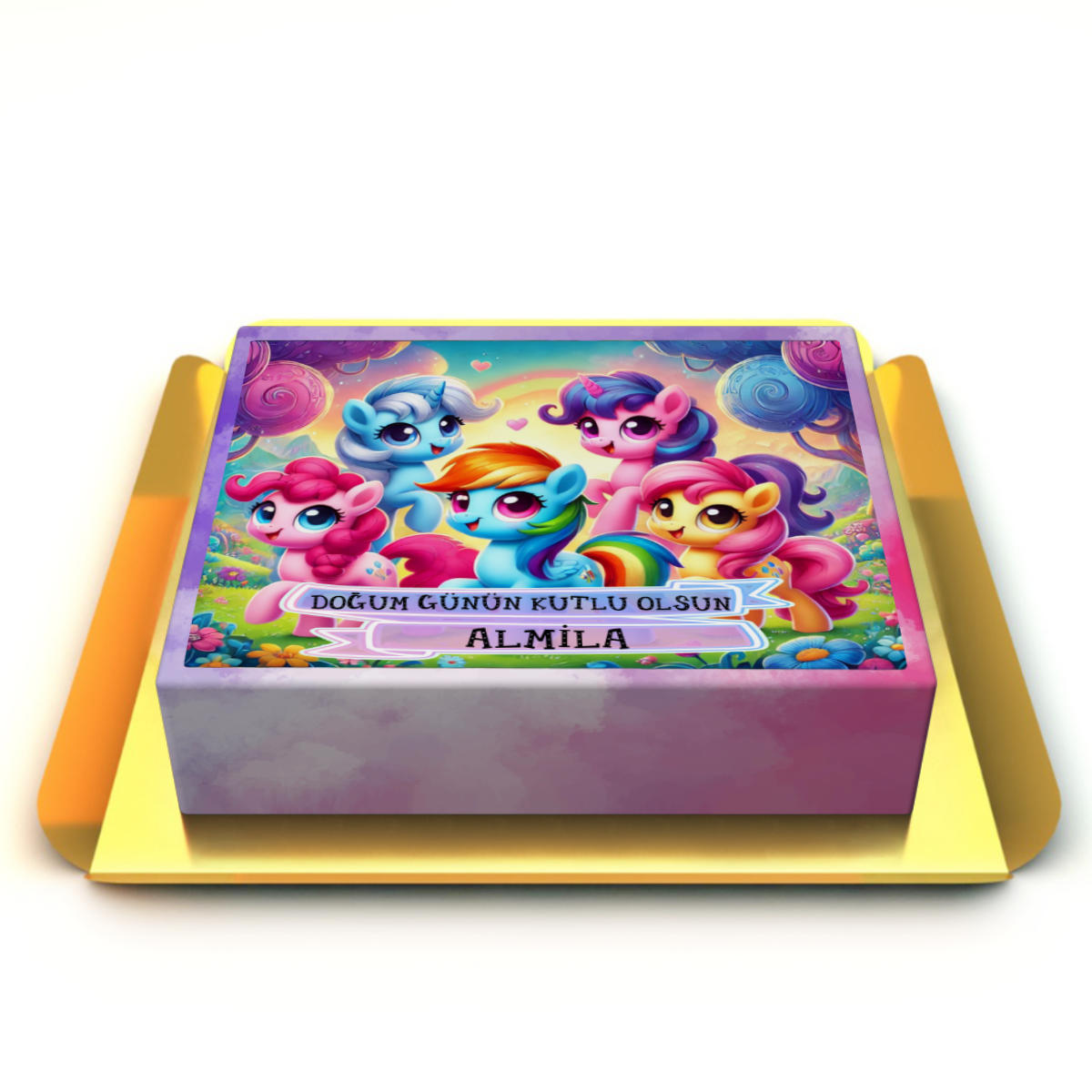 My Little Pony Temalı Pasta