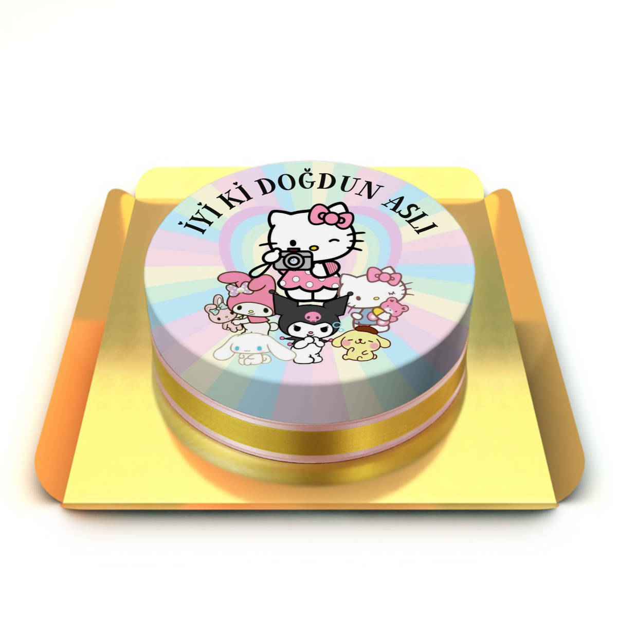 Sanrio Karakterleri Pastası