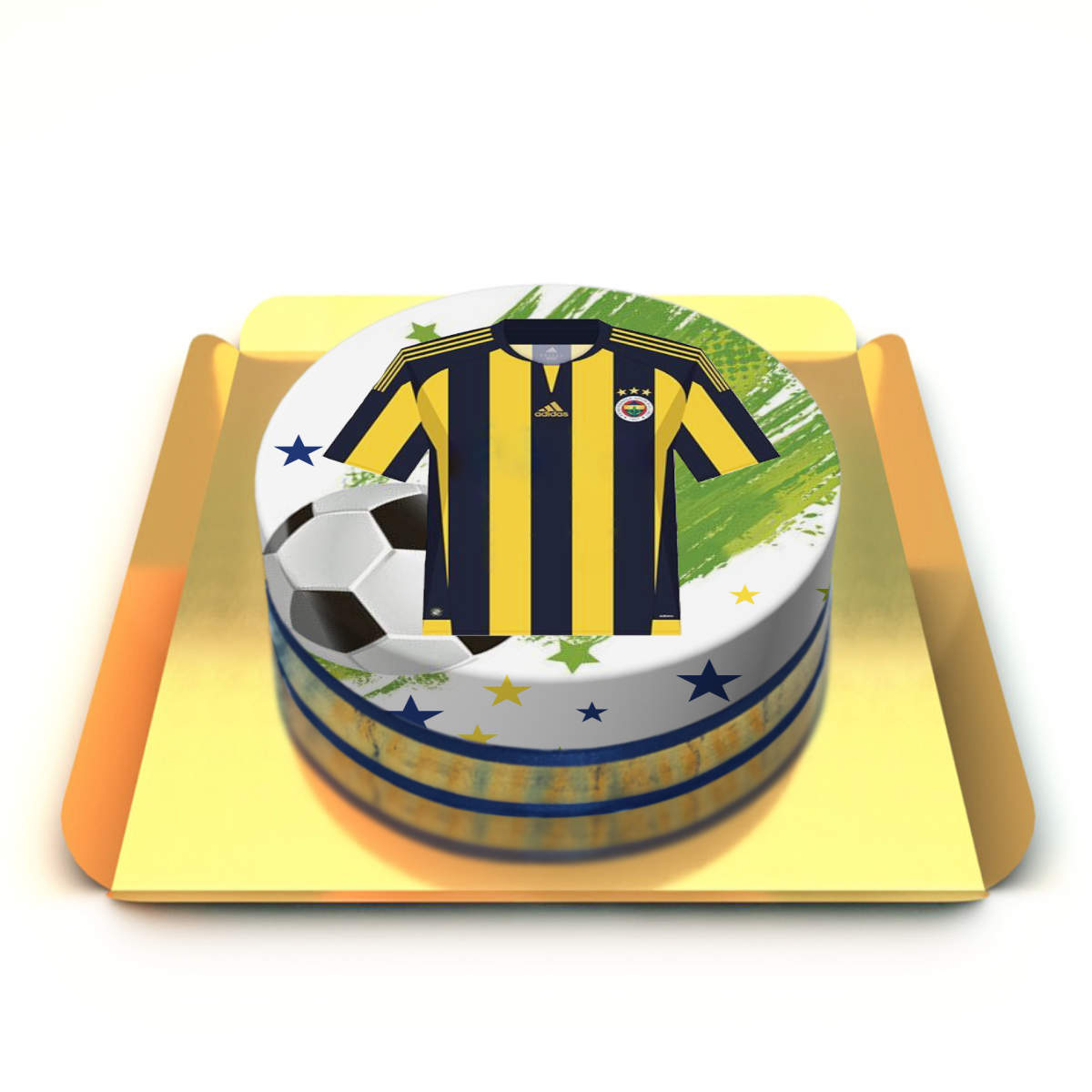 Fenerbahçe formalı pasta