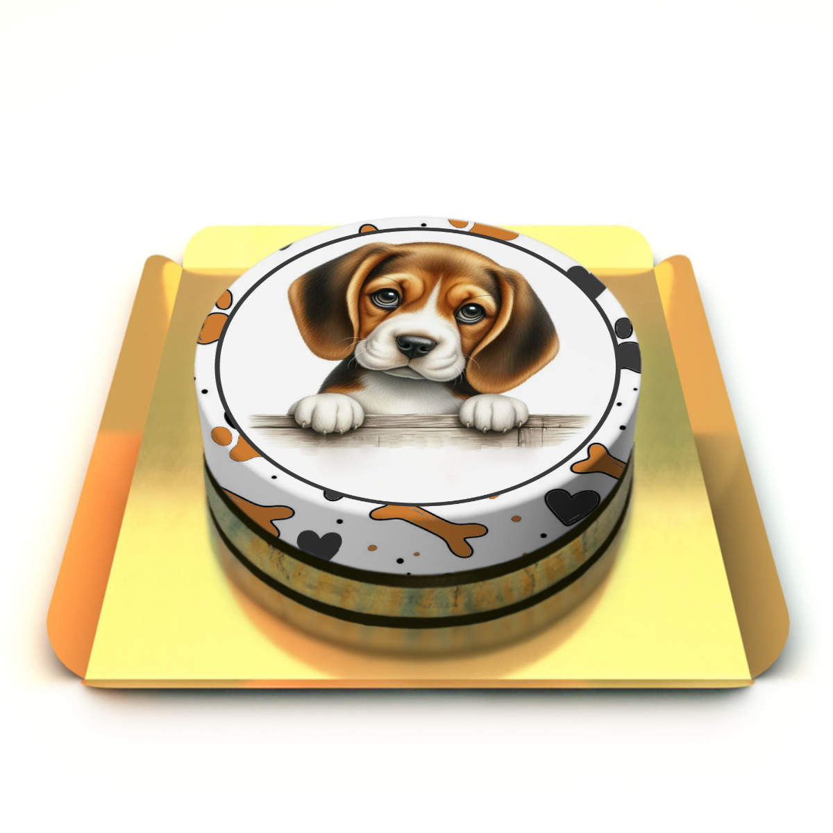 Köpek Resimli Pasta