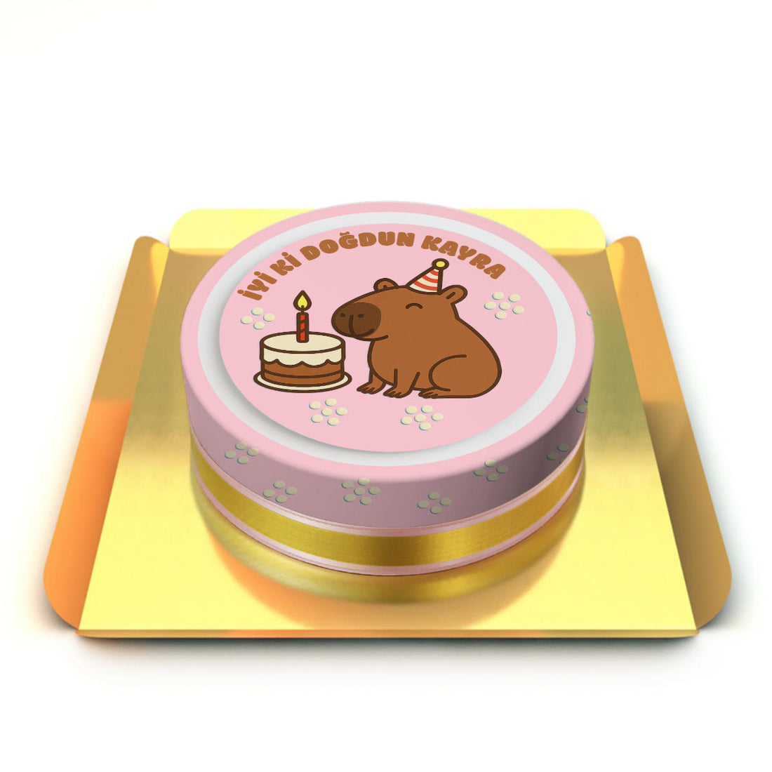 Capybara Resimli Pasta